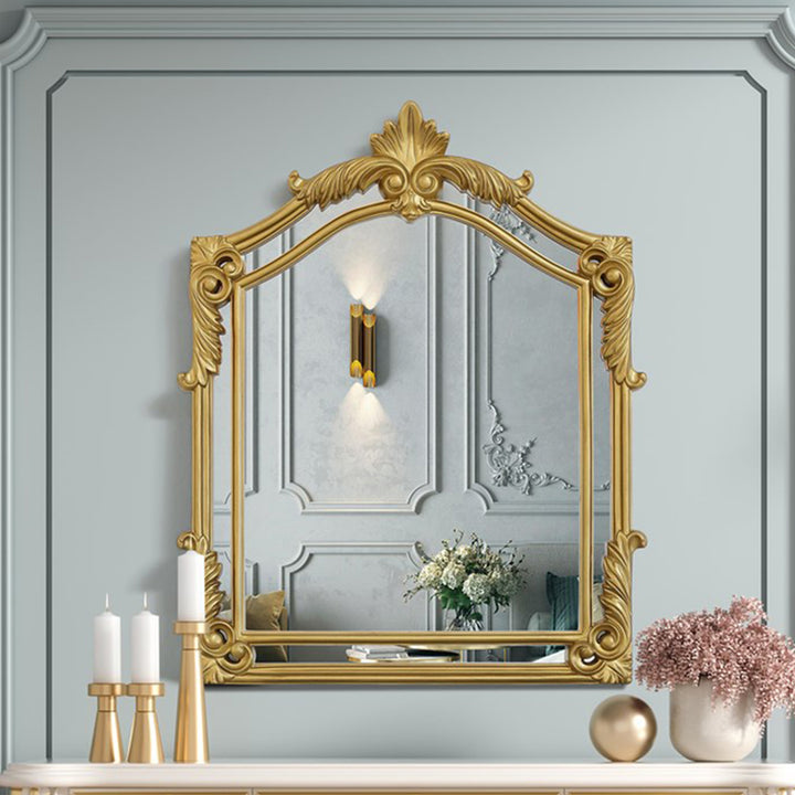 25.5X40 Traditional Mirror In Gold Leaf Gold Leaf Finish - DECOR by Joshua Marshal