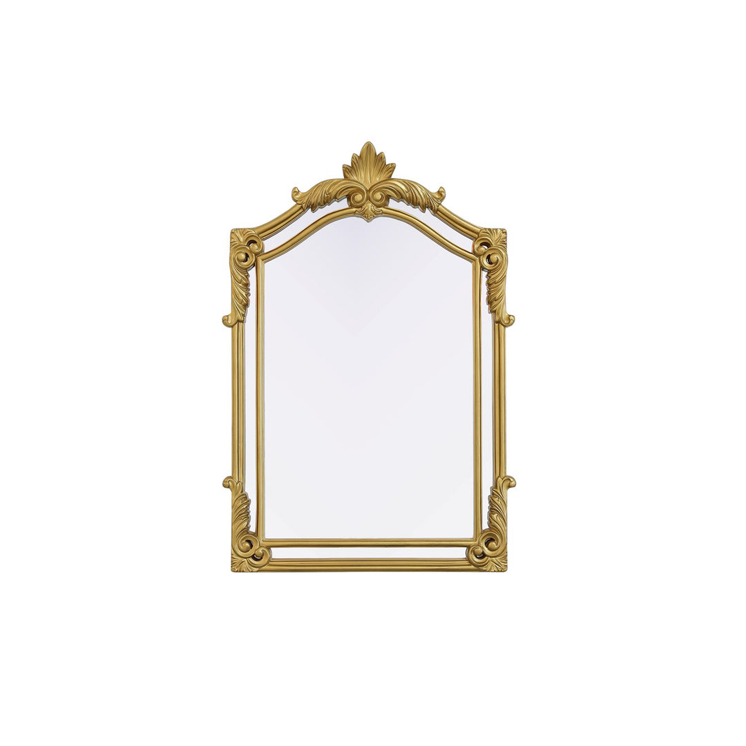 28.5X42 Traditional Mirror In Gold Leaf - View 3 - Joshua Marshal
