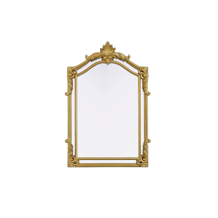 28.5X42 Traditional Mirror In Gold Leaf - View 3 - Joshua Marshal