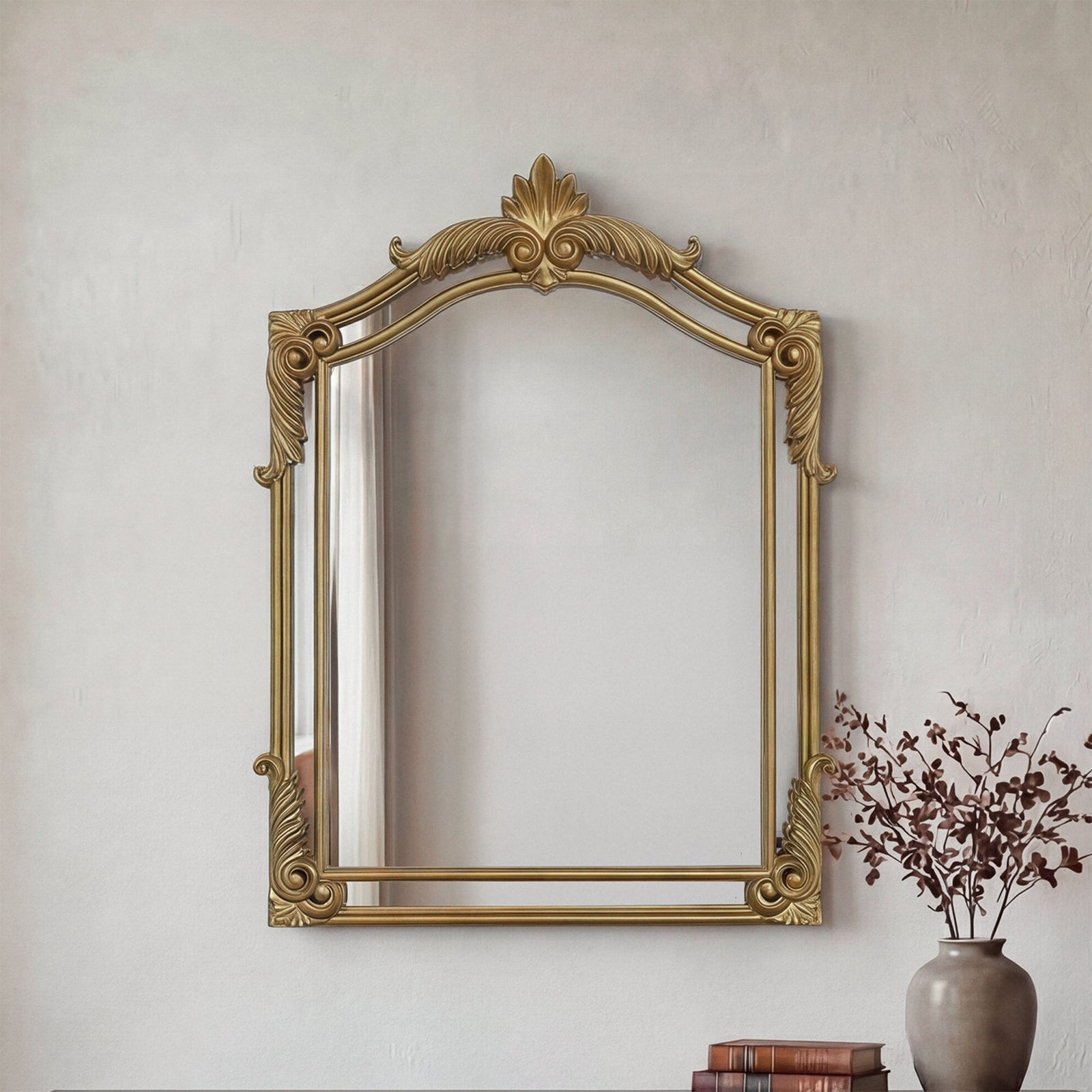 31.5X42 Traditional Mirror In Gold Leaf Gold Leaf Finish - DECOR by Joshua Marshal