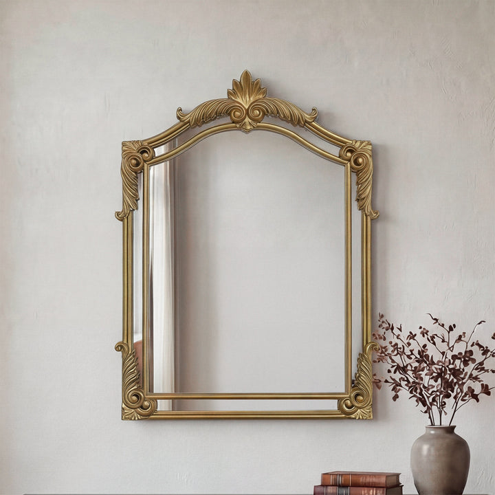 31.5X42 Traditional Mirror In Gold Leaf Gold Leaf Finish - DECOR by Joshua Marshal