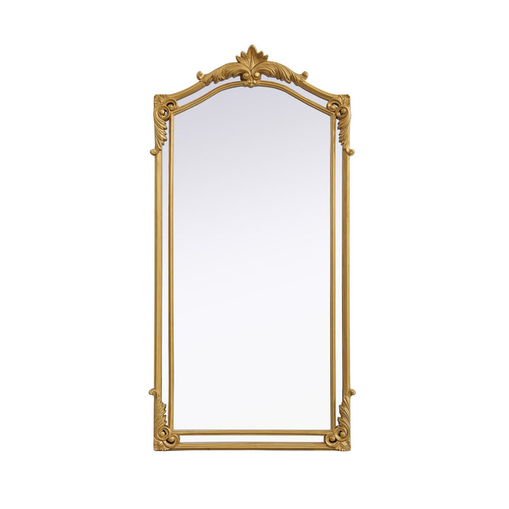 33.5X66 Traditional Mirror In Gold Leaf - View 3 - Joshua Marshal