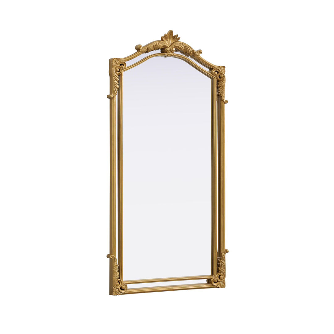 33.5X66 Traditional Mirror In Gold Leaf - View 4 - Joshua Marshal