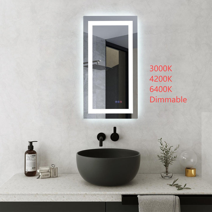 36X18 Led Mirror, Adjustable Color 3000K/4200K/6400K - View 2 - Joshua Marshal