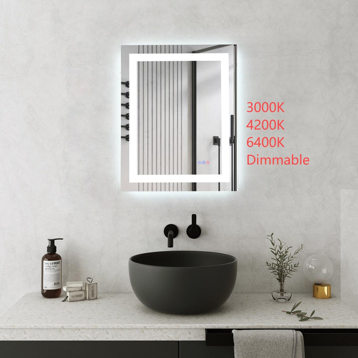30X24 Led Mirror, Adjustable Color 3000K/4200K/6400K - View 2 - Joshua Marshal