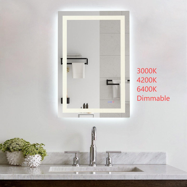 40X27 Led Mirror, Adjustable Color 3000K/4200K/6400K JM-856569