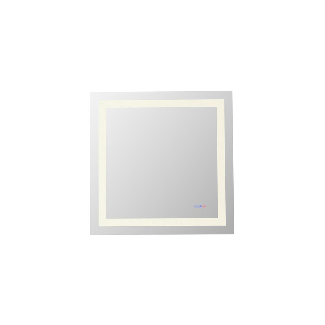30X30 Led Mirror, Adjustable Color 3000K/4200K/6400K - View 3 - Joshua Marshal