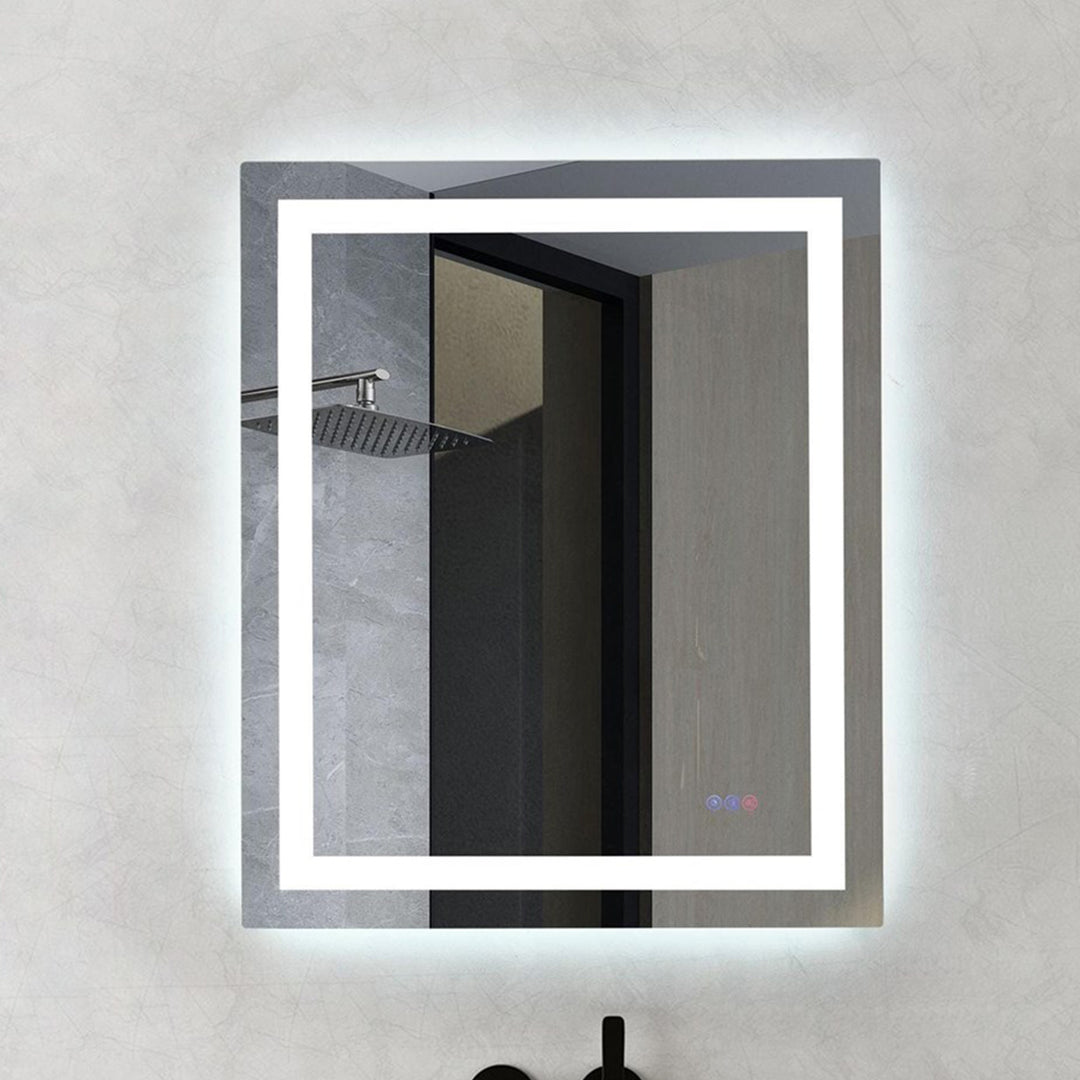 36X30 Led Mirror, Adjustable Color 3000K/4200K/6400K White Finish - DECOR by Joshua Marshal