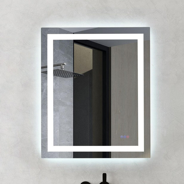 36X30 Led Mirror, Adjustable Color 3000K/4200K/6400K White Finish - DECOR by Joshua Marshal