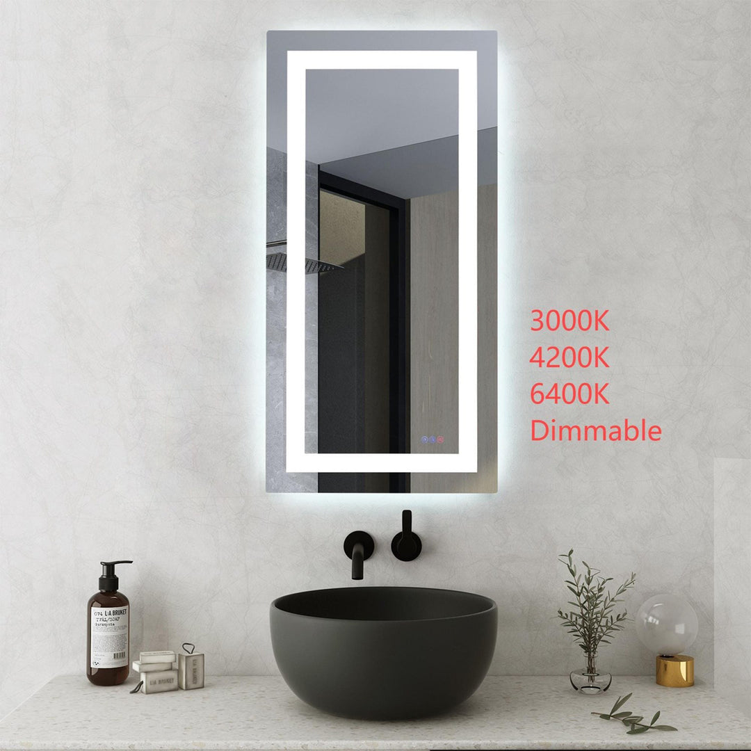 72X30 Led Mirror, Adjustable Color 3000K/4200K/6400K - View 2 - Joshua Marshal
