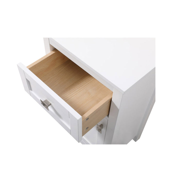 18 Inch Wide Bathroom Storage Freedstanding Cabinet In White - View 5 - Joshua Marshal