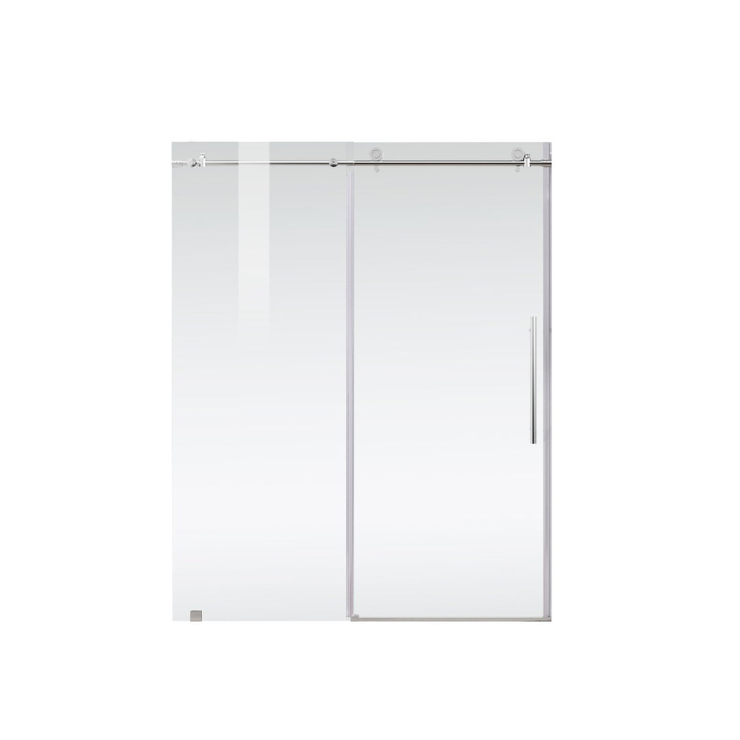Frameless Shower Door 60 X 76 Polished Chrome - View 3 - Joshua Marshal