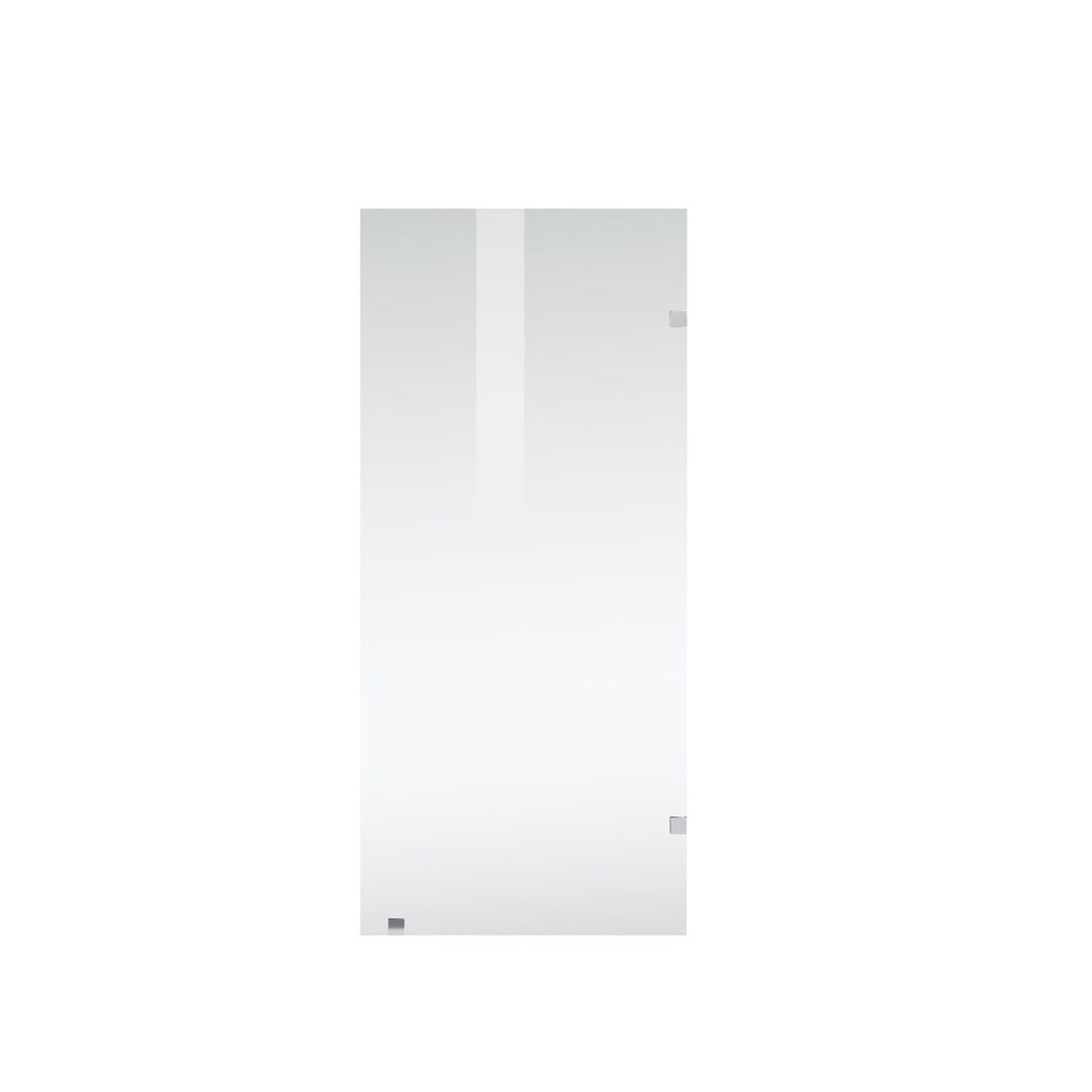 Fixed Frameless Shower Door 35 X 78 Polished Chrome - View 3 - Joshua Marshal
