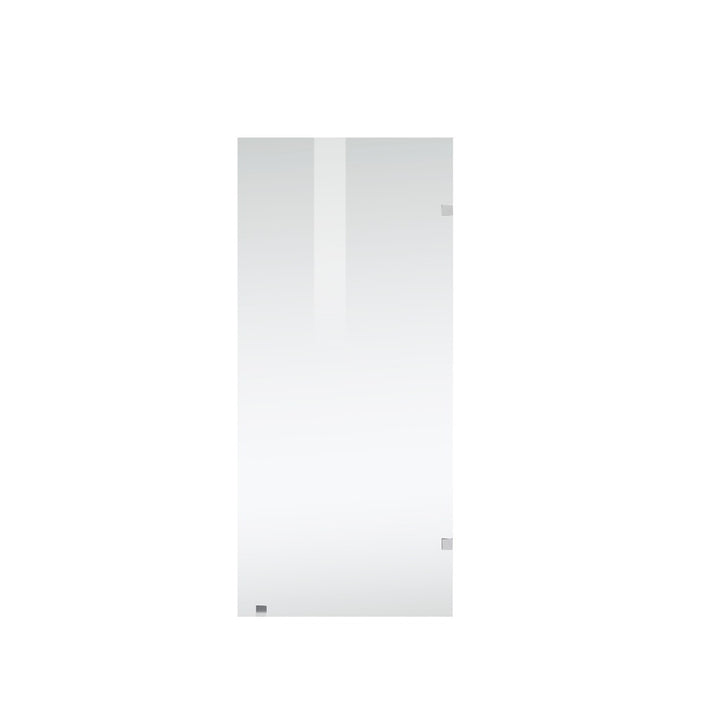 Fixed Frameless Shower Door 35 X 78 Polished Chrome - View 3 - Joshua Marshal