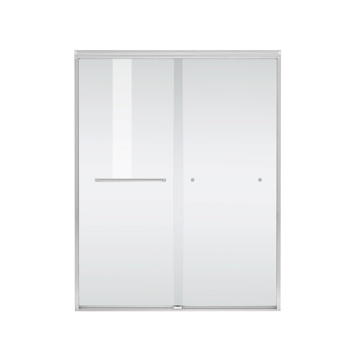 Semi-Frameless Shower Door 60 X 72 In Polished Chrome - View 3 - Joshua Marshal