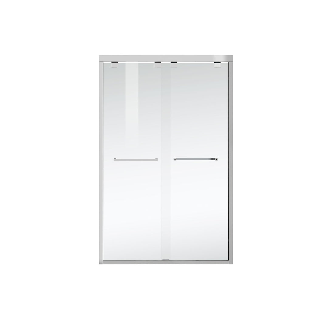 Semi-Frameless Shower Door 48 X 76 Polished Chrome - View 3 - Joshua Marshal