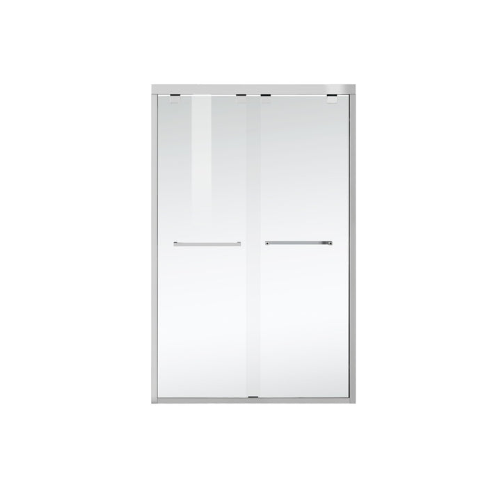 Semi-Frameless Shower Door 48 X 76 Polished Chrome - View 3 - Joshua Marshal