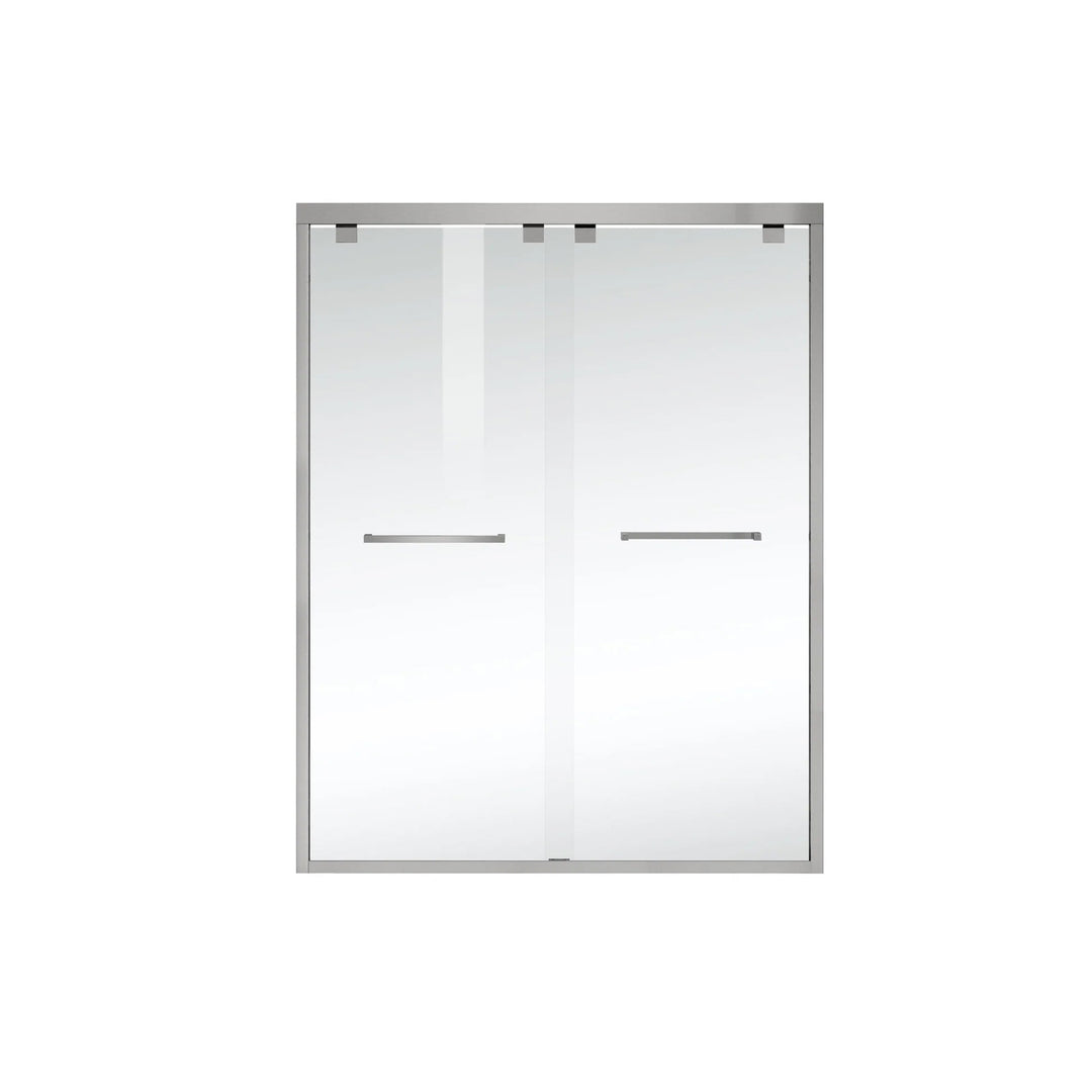 Semi-Frameless Shower Door 60 X 76 Brushed Nickel