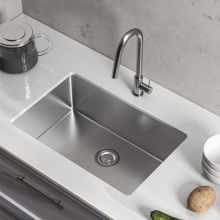 Stainless Steel Undermount Kitchen Sink L27''X W18'' X H10in. Stainless Steel Finish - KITCHEN & BATH by Joshua Marshal