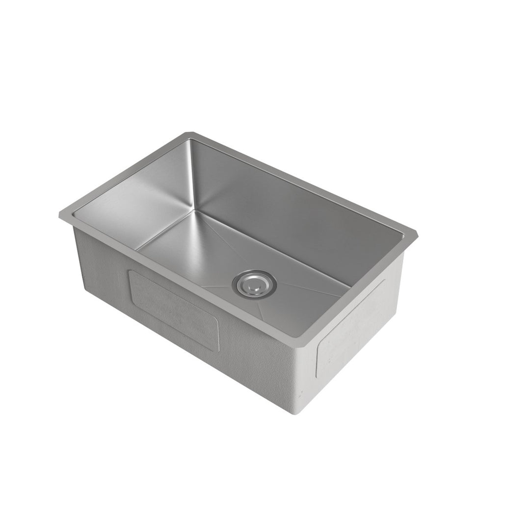 Stainless Steel Undermount Kitchen Sink L27''X W18'' X H10in. - View 4 - Joshua Marshal