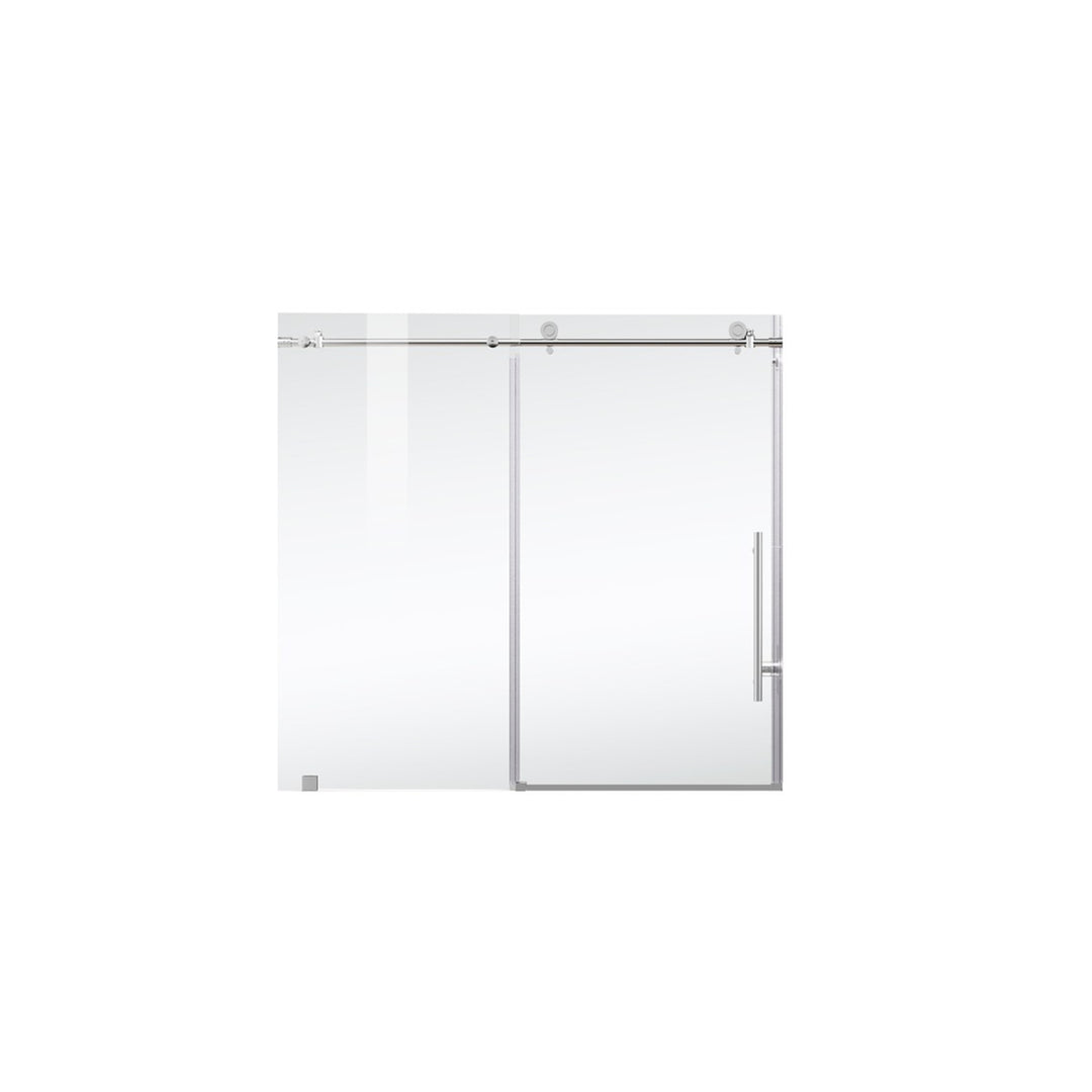 Frameless Tub Door 60 X 60 Polished Chrome - View 3 - Joshua Marshal