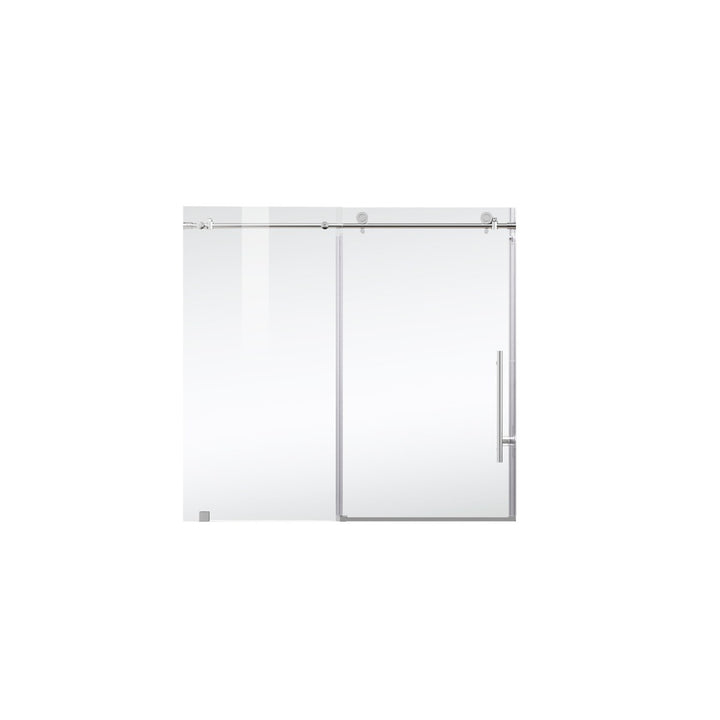 Frameless Tub Door 60 X 60 Polished Chrome - View 3 - Joshua Marshal
