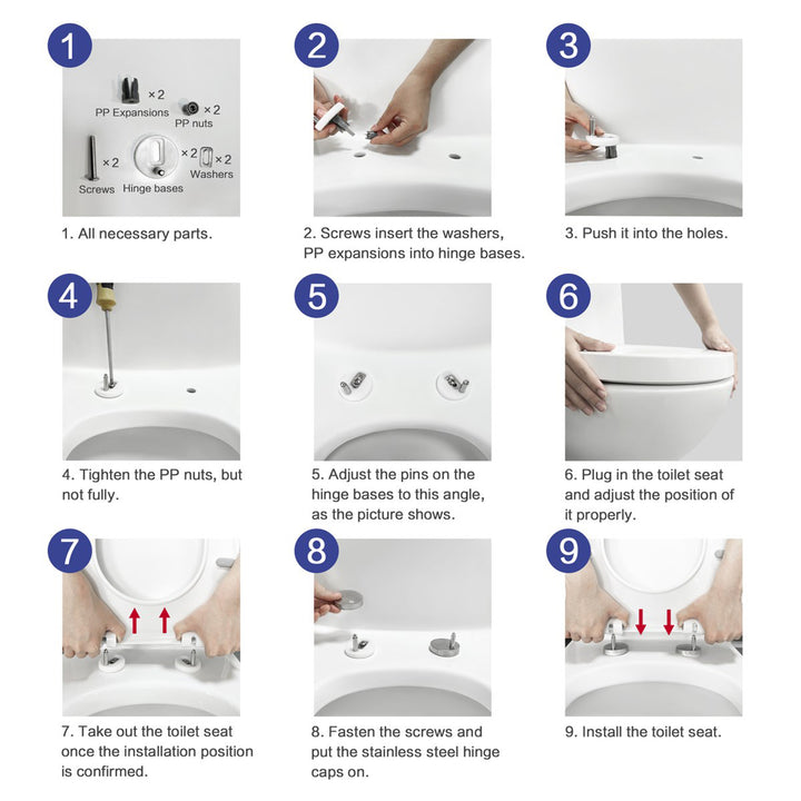 One-Piece Elongated Toilet 28X15X30 In White - View 6 - Joshua Marshal