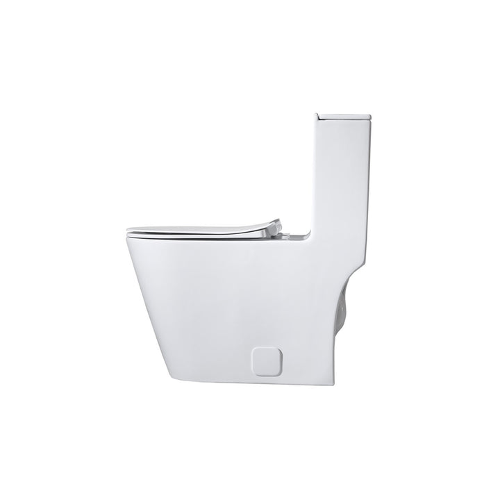 One-Piece Elongated Toilet 28X15X31 In White - View 5 - Joshua Marshal