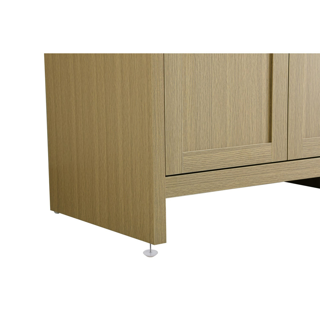 30 Inch Single Bathroom Vanity In Honey Brown - View 5 - Joshua Marshal