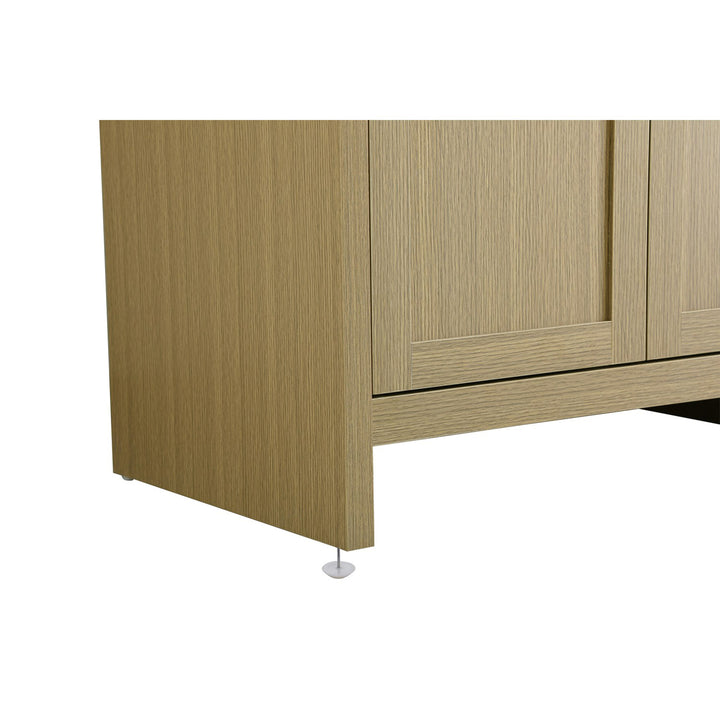 30 Inch Single Bathroom Vanity In Honey Brown - View 5 - Joshua Marshal