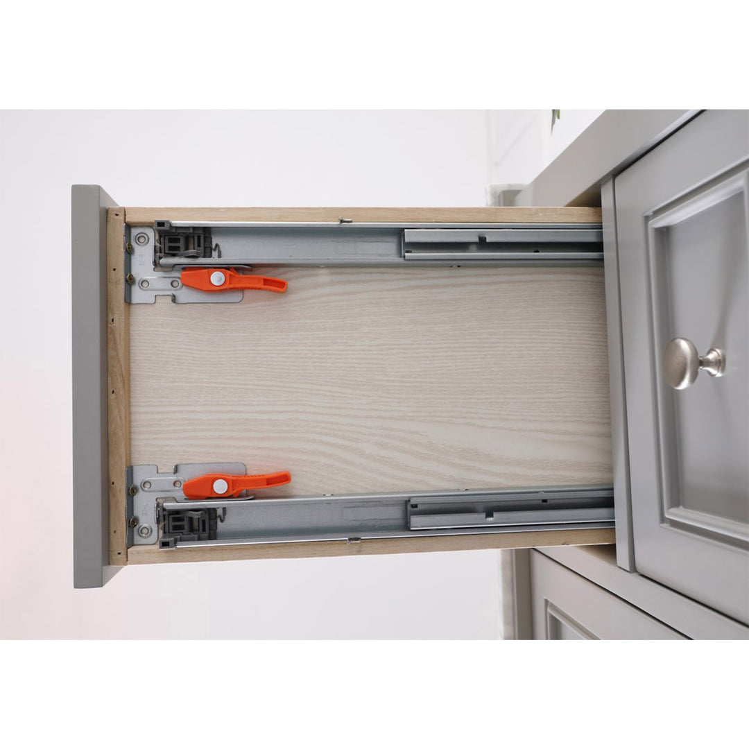 48 Inch Single Bathroom Vanity In Natural Wood - View 6 - Joshua Marshal