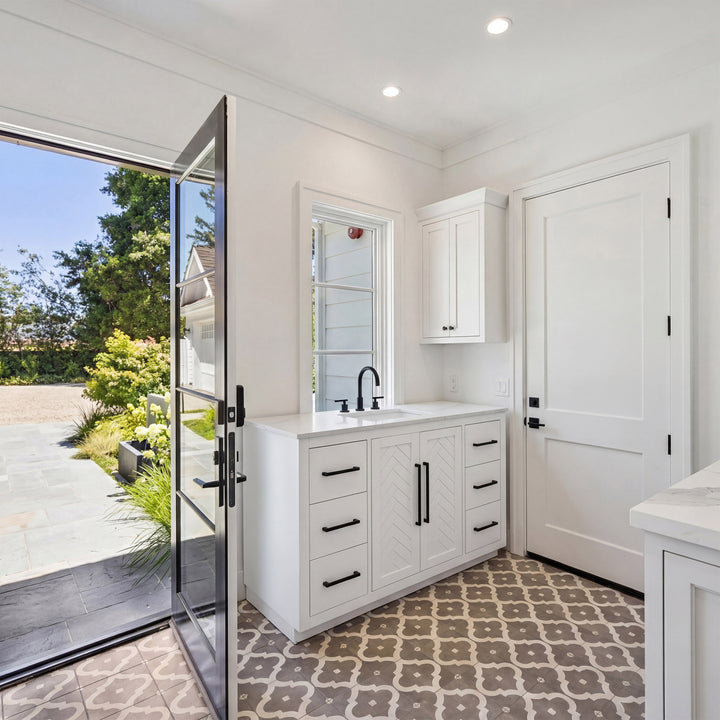48 Inch Single Bathroom Vanity In White - View 2 - Joshua Marshal