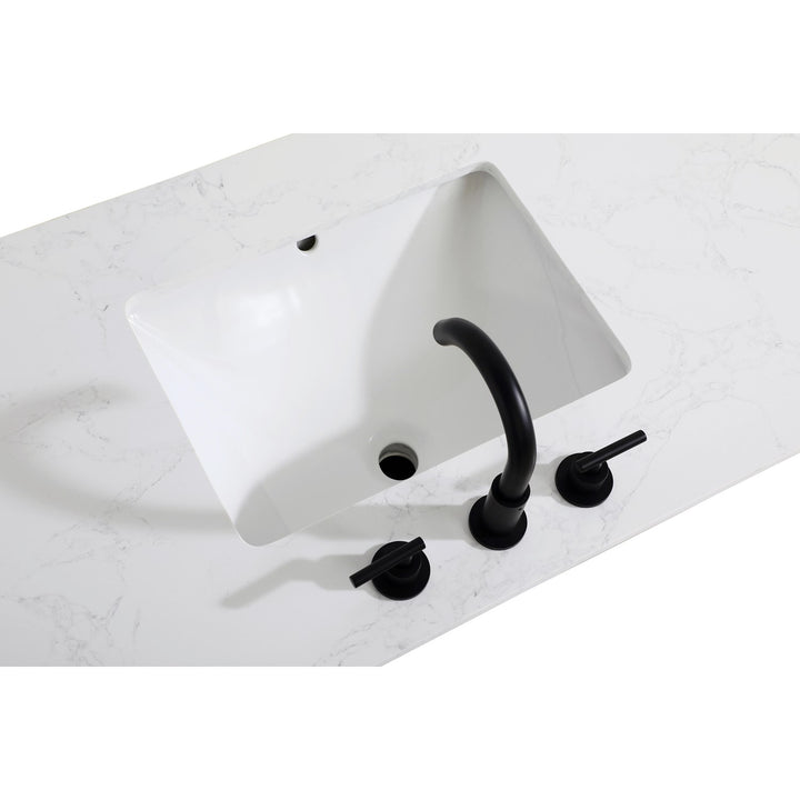 30 Inch Single Bathroom Vanity In Honey Brown - View 5 - Joshua Marshal