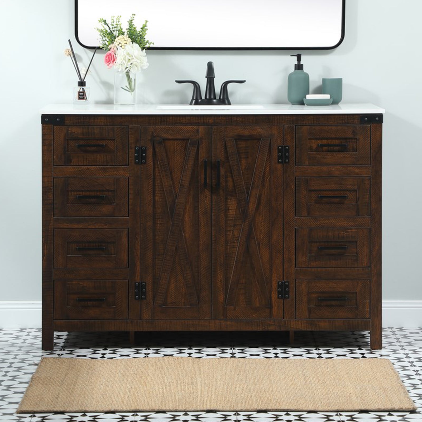 48 Inch Single Bathroom Vanity In Expresso Expresso Finish - KITCHEN & BATH by Joshua Marshal