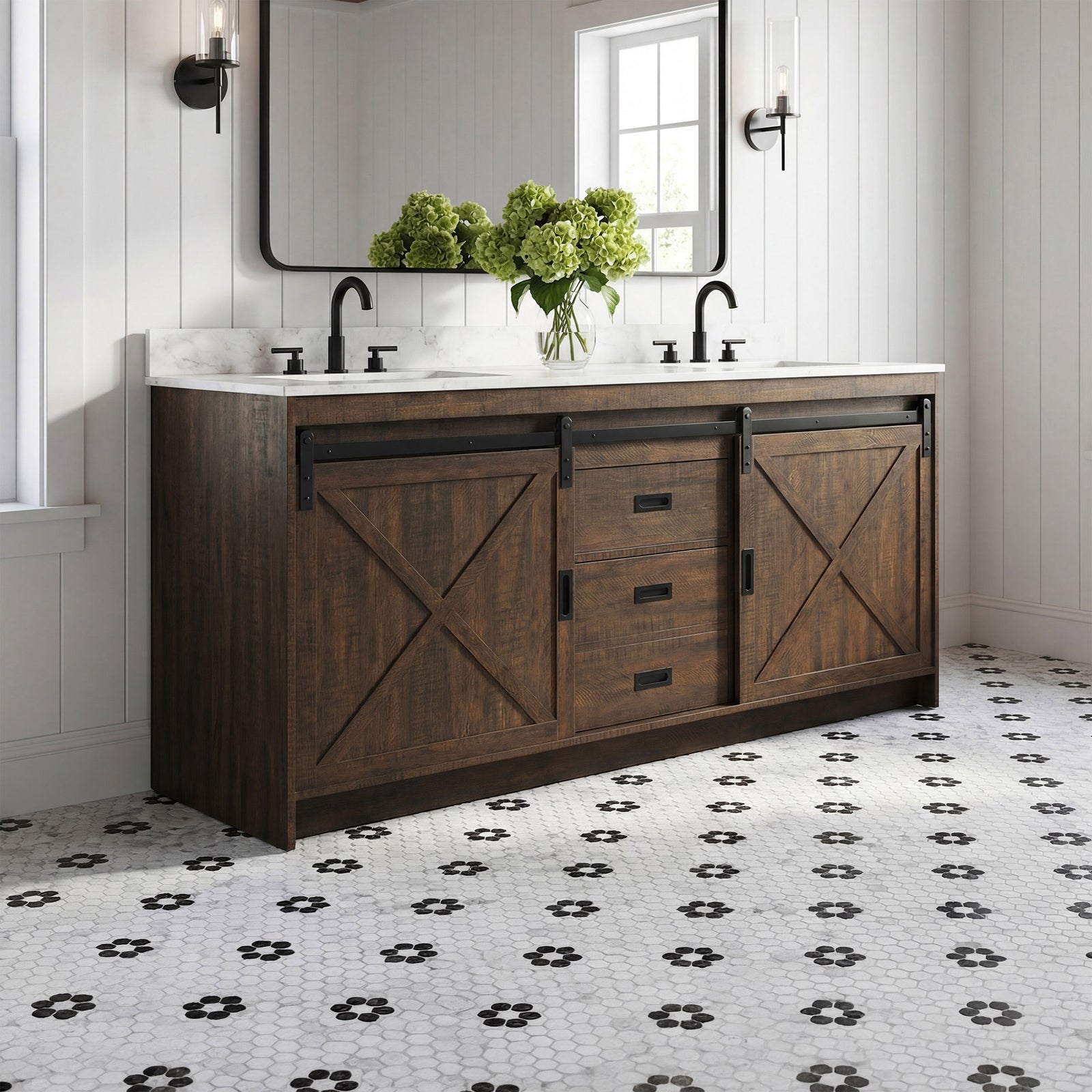72 Inch Double Bathroom Vanity In Expresso Expresso Finish - KITCHEN & BATH by Joshua Marshal
