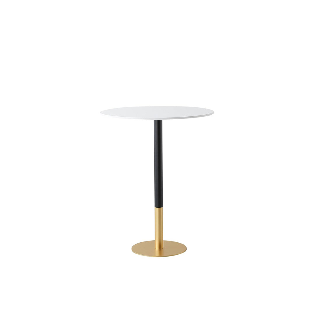 31.5 Inch Pub Table In White - View 3 - Joshua Marshal