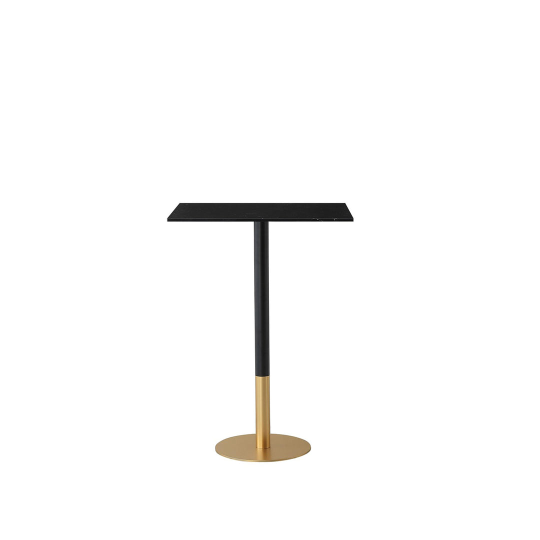 28 Inch Pub Table In Black - View 3 - Joshua Marshal