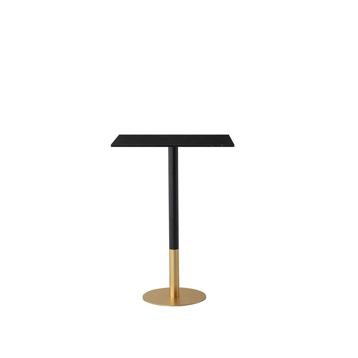 28 Inch Pub Table In Black - View 3 - Joshua Marshal