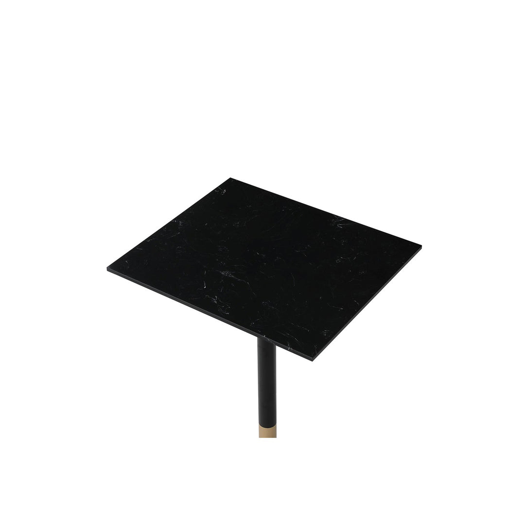 28 Inch Pub Table In Black - View 5 - Joshua Marshal