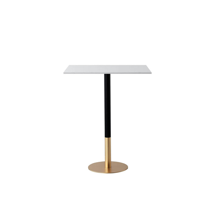 31.5 Inch Pub Table In White - View 3 - Joshua Marshal