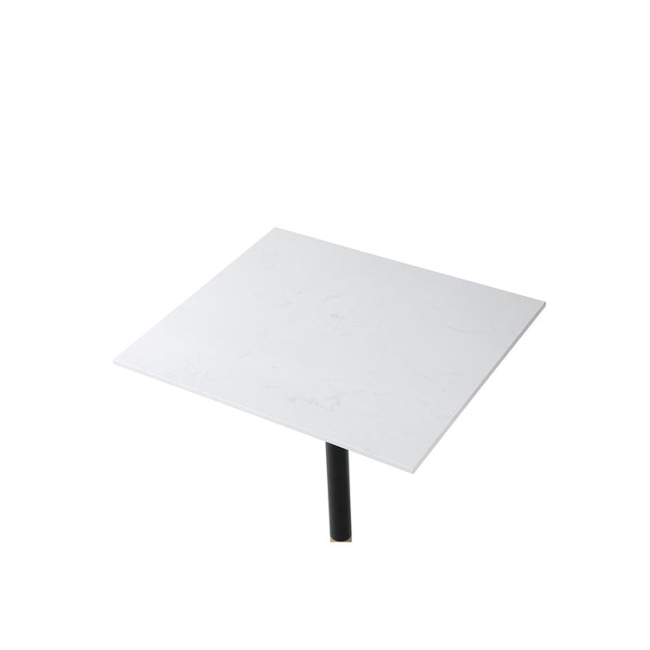 31.5 Inch Pub Table In White - View 5 - Joshua Marshal