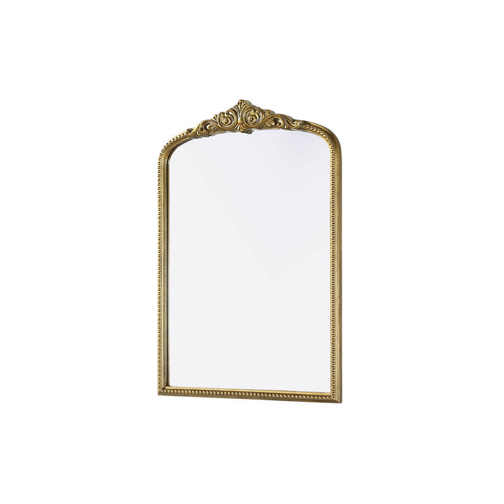 Vintage Resin Mirror 30X42 In Antique Brass - View 3 - Joshua Marshal