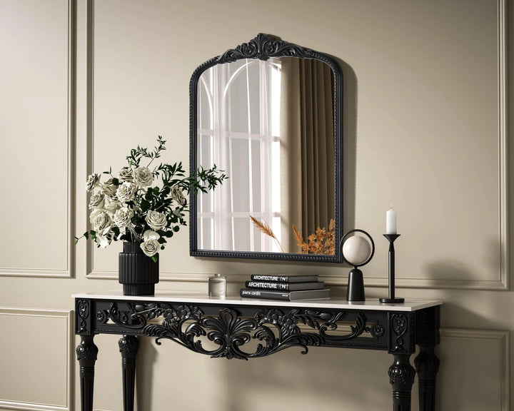Vintage Resin Mirror 33X42 In Vintage Bronze - View 2 - Joshua Marshal