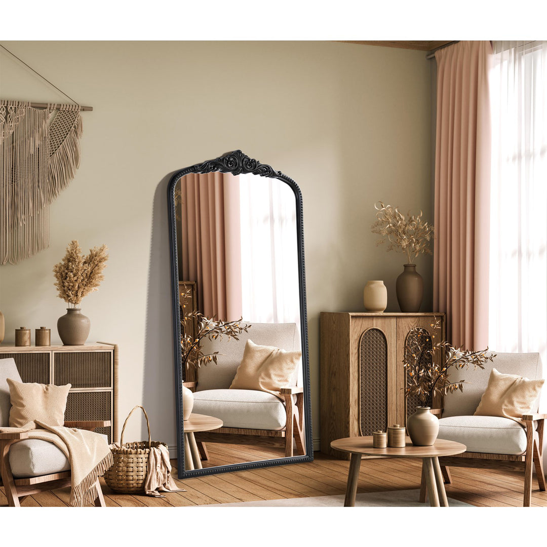 Vintage Resin Mirror 36X72 In Vintage Bronze - View 2 - Joshua Marshal