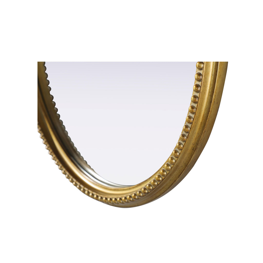 Vintage Resin Mirror 24X25.6 In Antique Brass - View 5 - Joshua Marshal