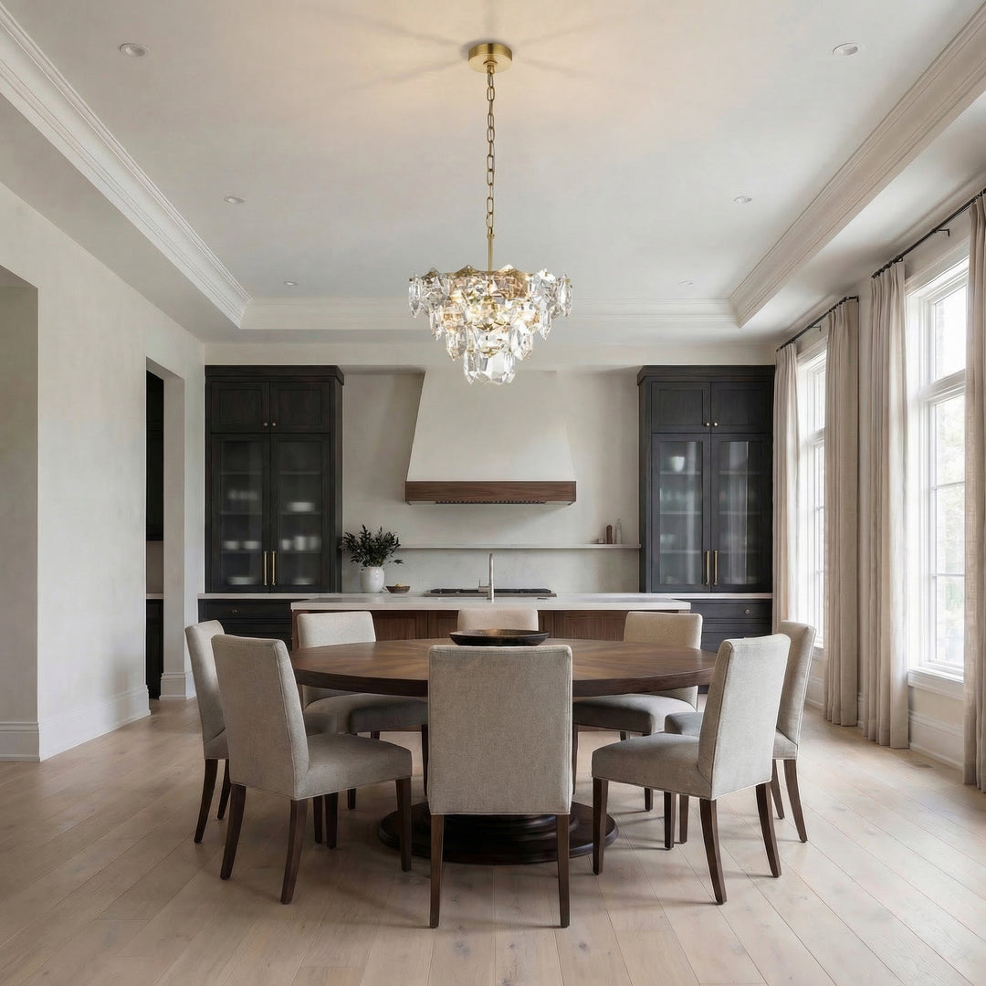 16 Inch Chandelier In Satin Gold JM-858013