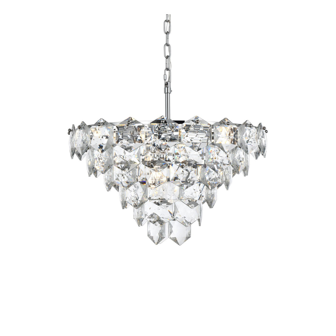 24 Inch Chandelier In Chrome - View 4 - Joshua Marshal