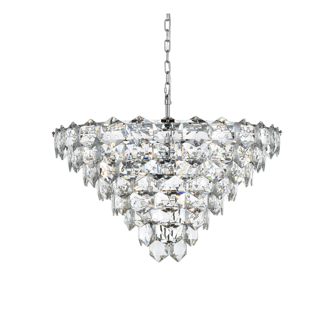 32 Inch Chandelier In Chrome - View 4 - Joshua Marshal