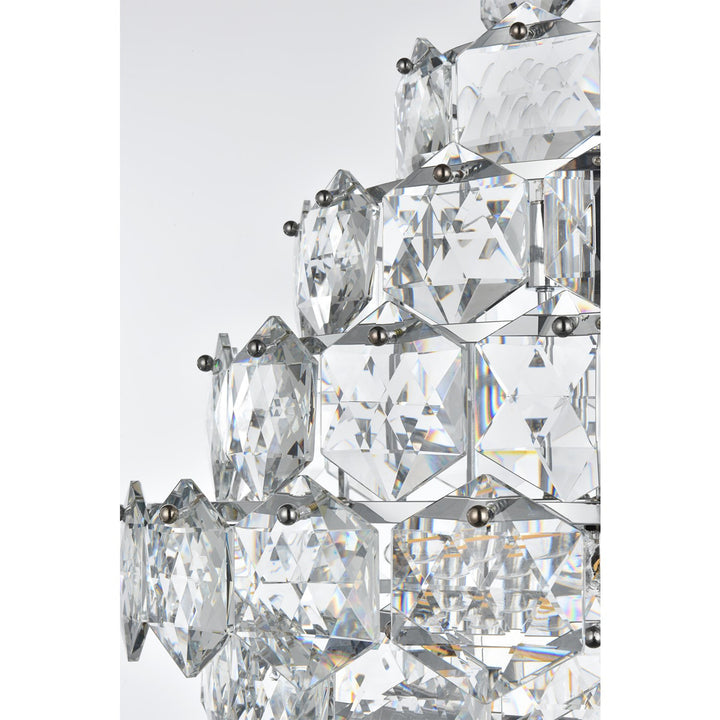 24 Inch Chandelier In Chrome - View 6 - Joshua Marshal