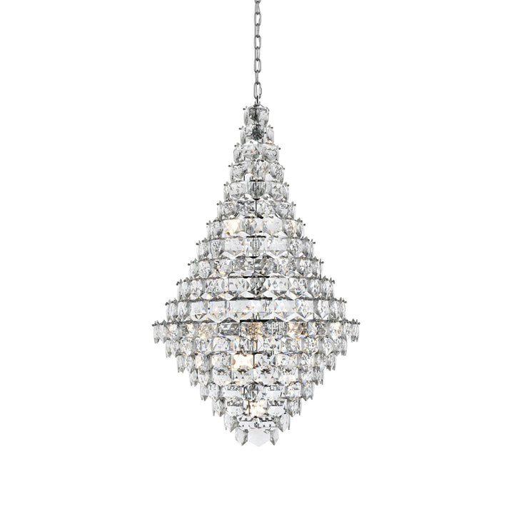 36 Inch Chandelier In Chrome - View 4 - Joshua Marshal